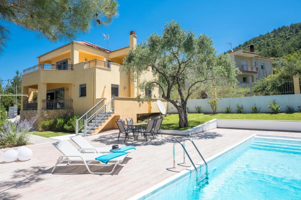 Louloudis Pool Villa Skala Rachoni (Thasos) Exterior foto