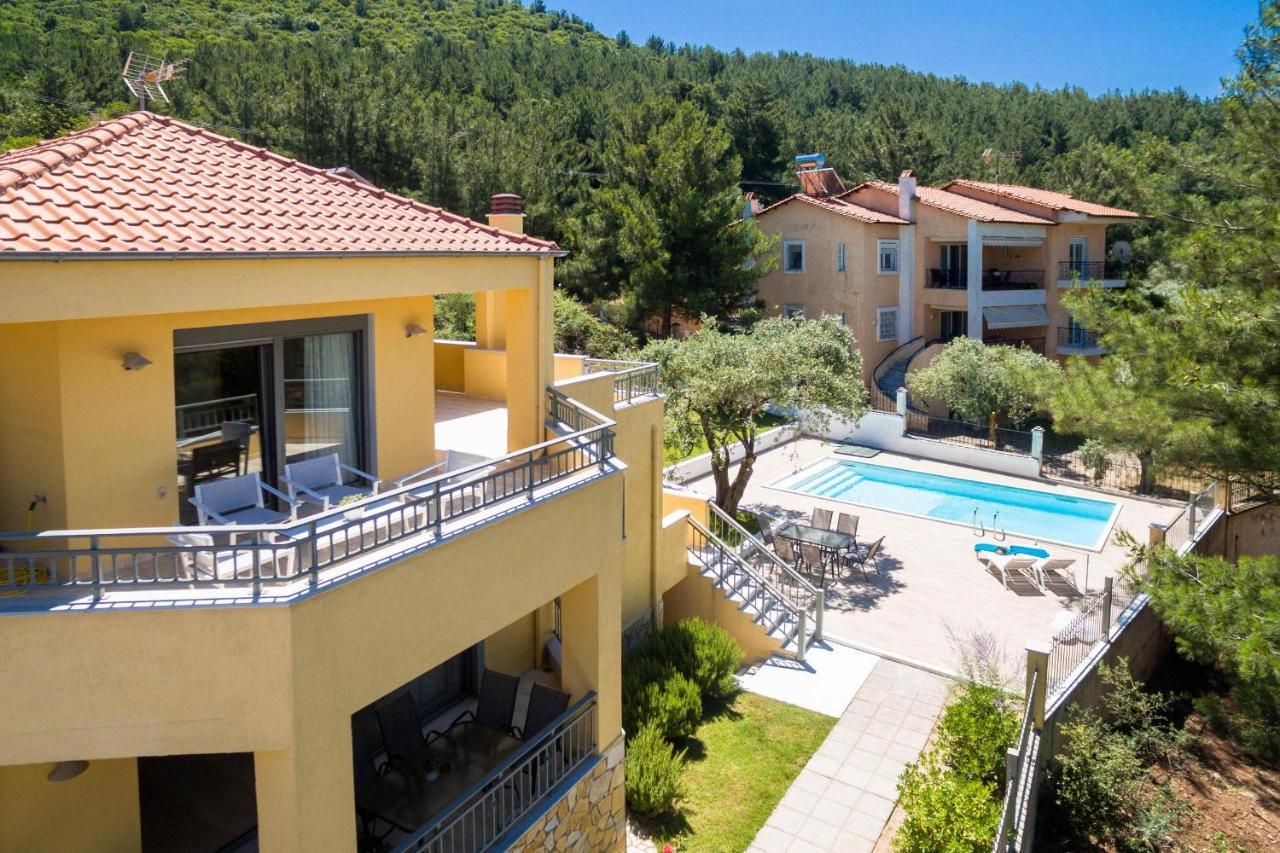 Louloudis Pool Villa Skala Rachoni (Thasos) Exterior foto