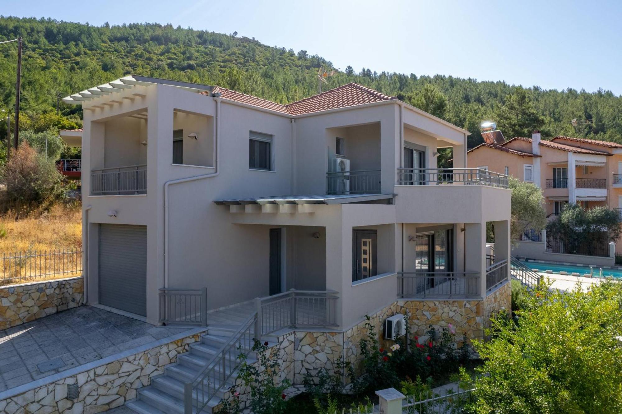 Louloudis Pool Villa Skala Rachoni (Thasos) Exterior foto